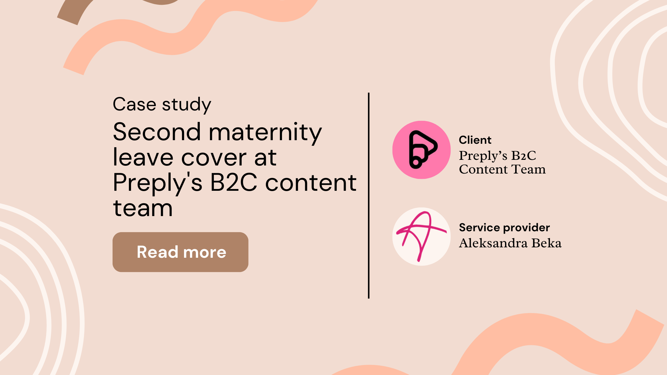 Case study: Second maternity leave cover at Preply’s B2C content team